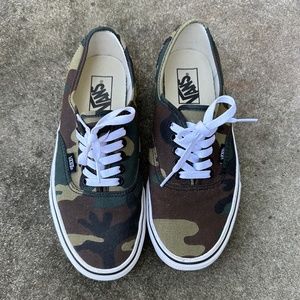Vans, M-7.5, W-9, Camouflage